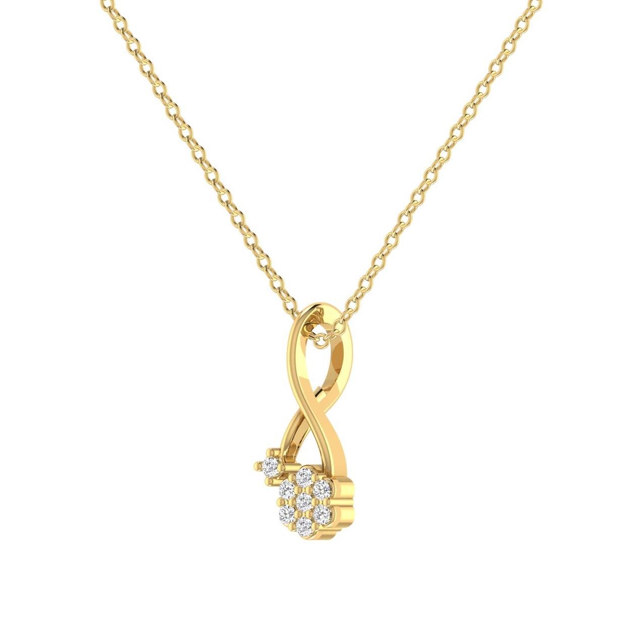 14 Kt Yellow Gold Diamond Charms & Pendants
