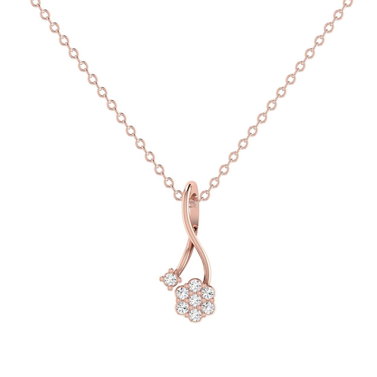 14 Kt Yellow Gold Diamond Charms & Pendants