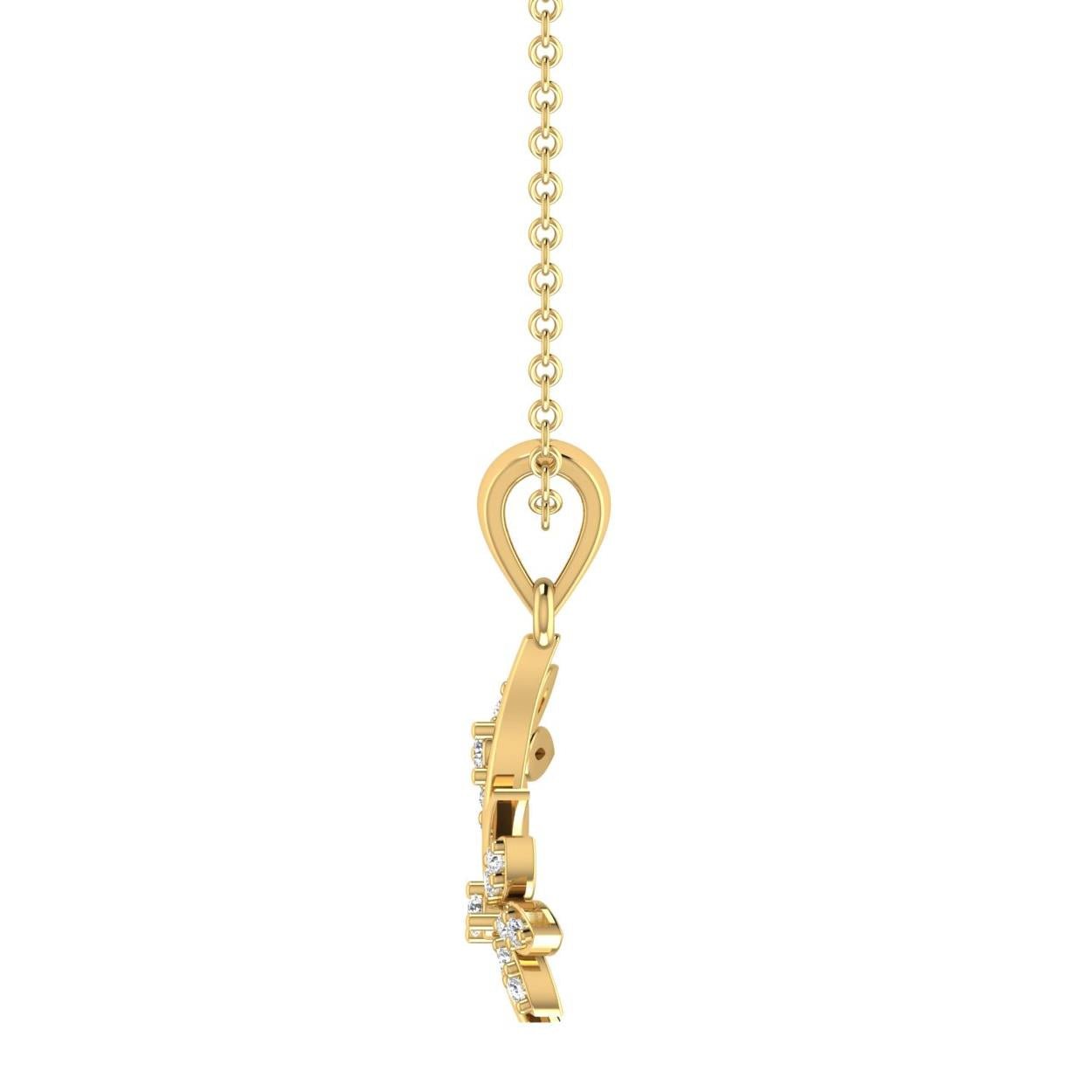 Petite Petals Diamond Pendant