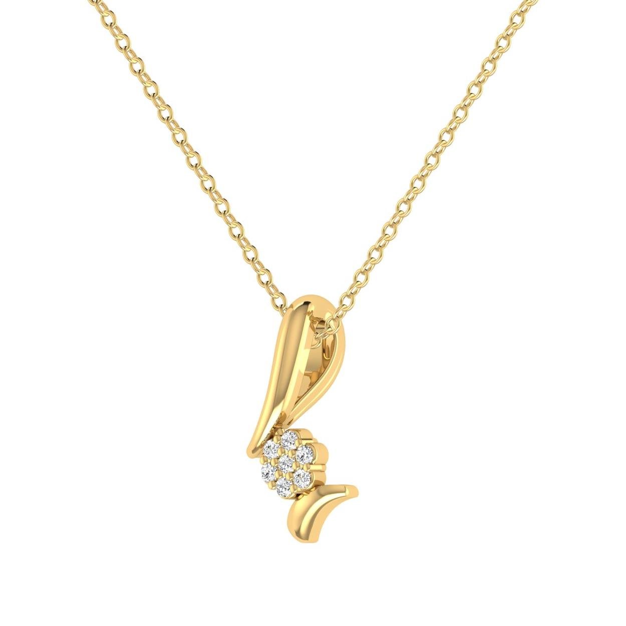 Snow In Summer Diamond Pendant