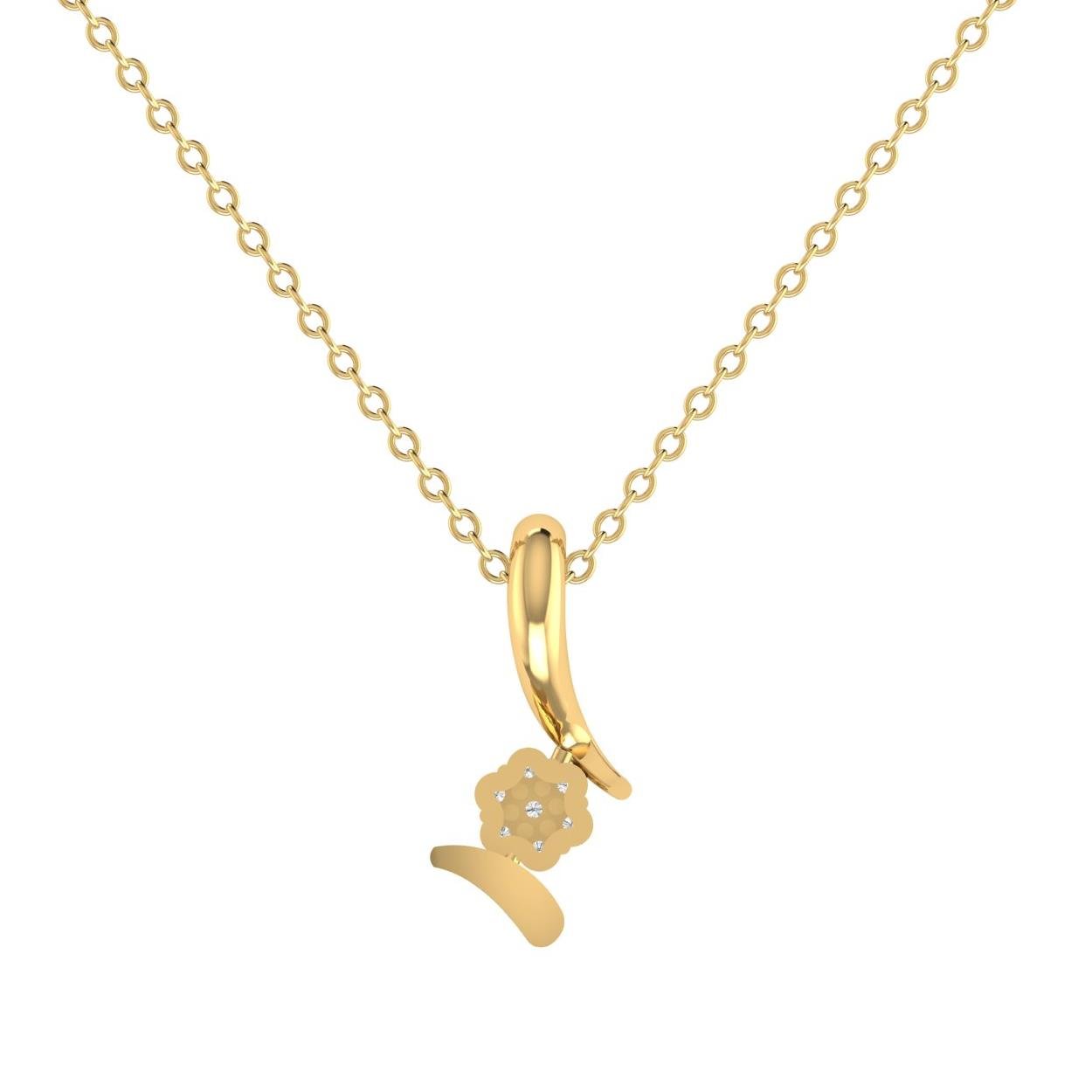 Snow In Summer Diamond Pendant