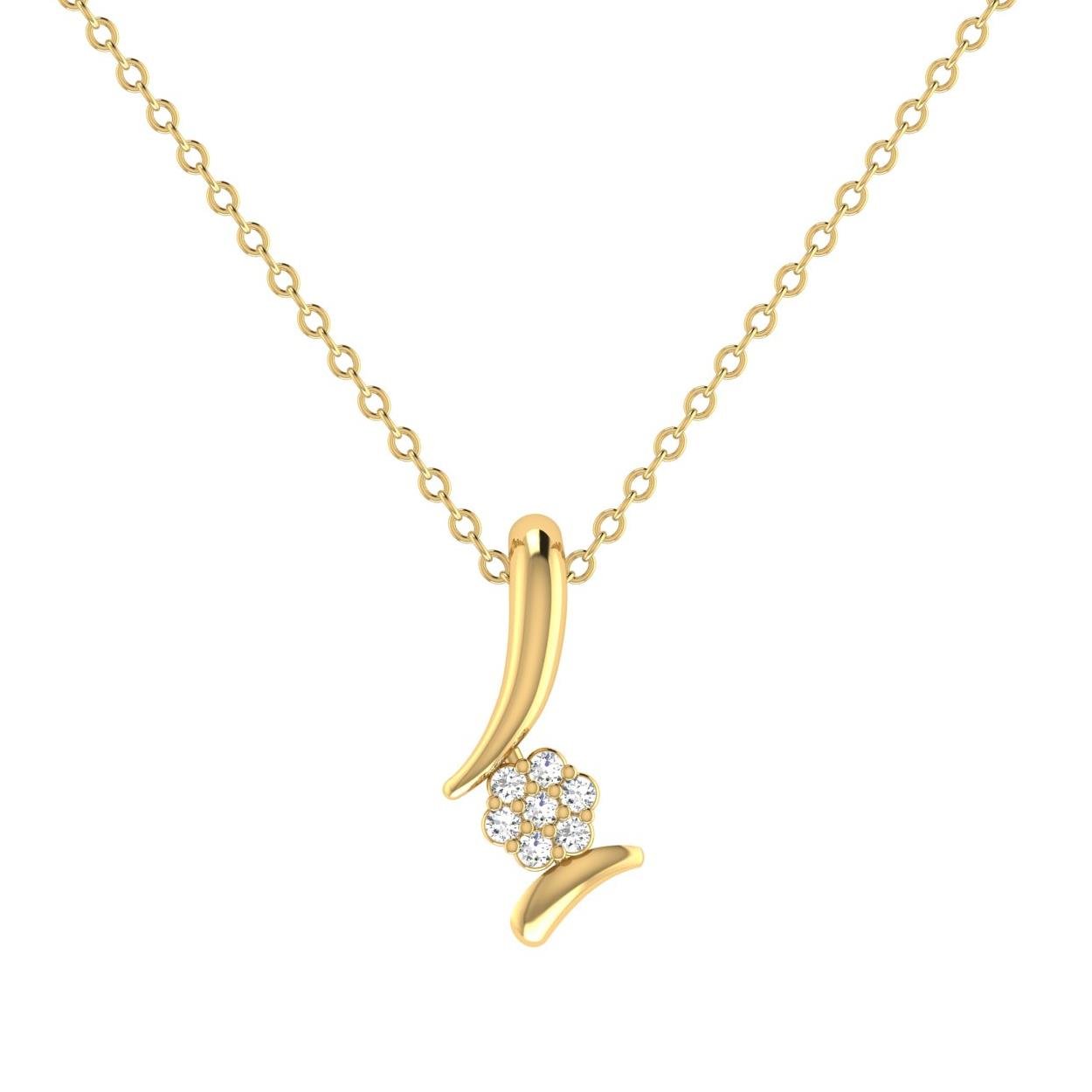 Snow In Summer Diamond Pendant
