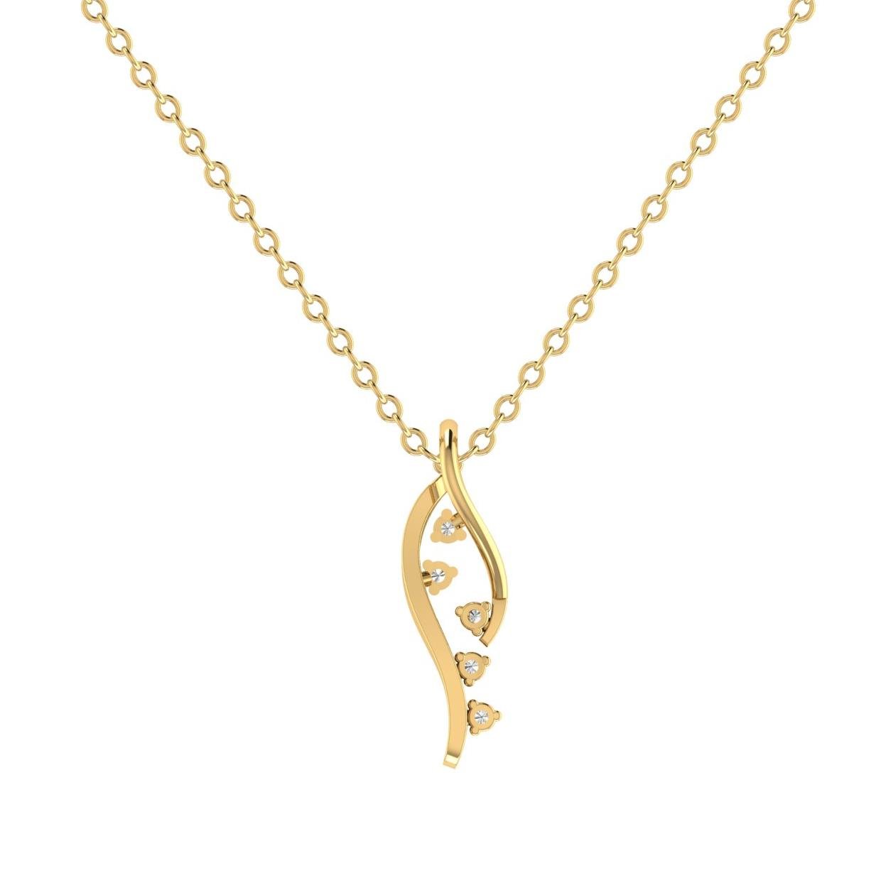 14 Kt Yellow Gold Diamond Charms & Pendants