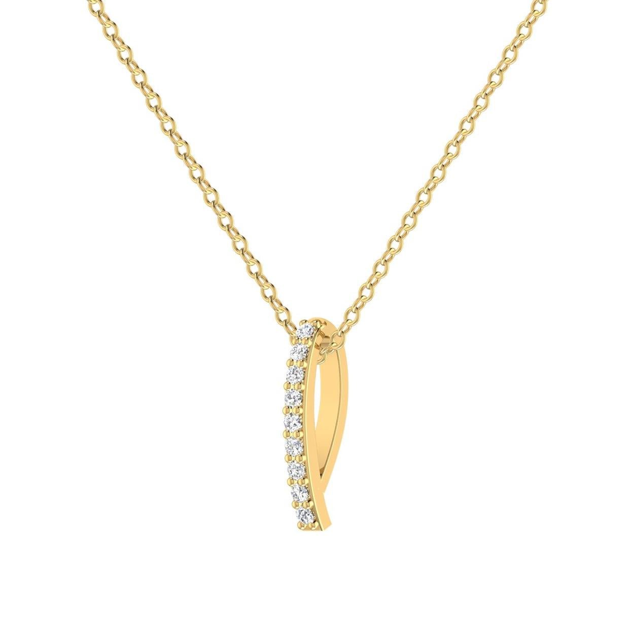 14 Kt Yellow Gold Diamond Charms & Pendants