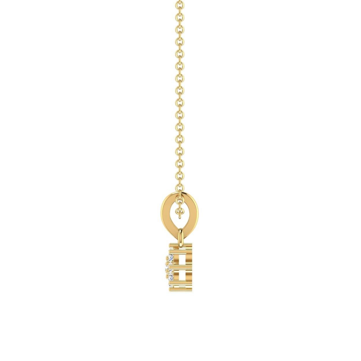 14 Kt Yellow Gold Diamond Charms & Pendants