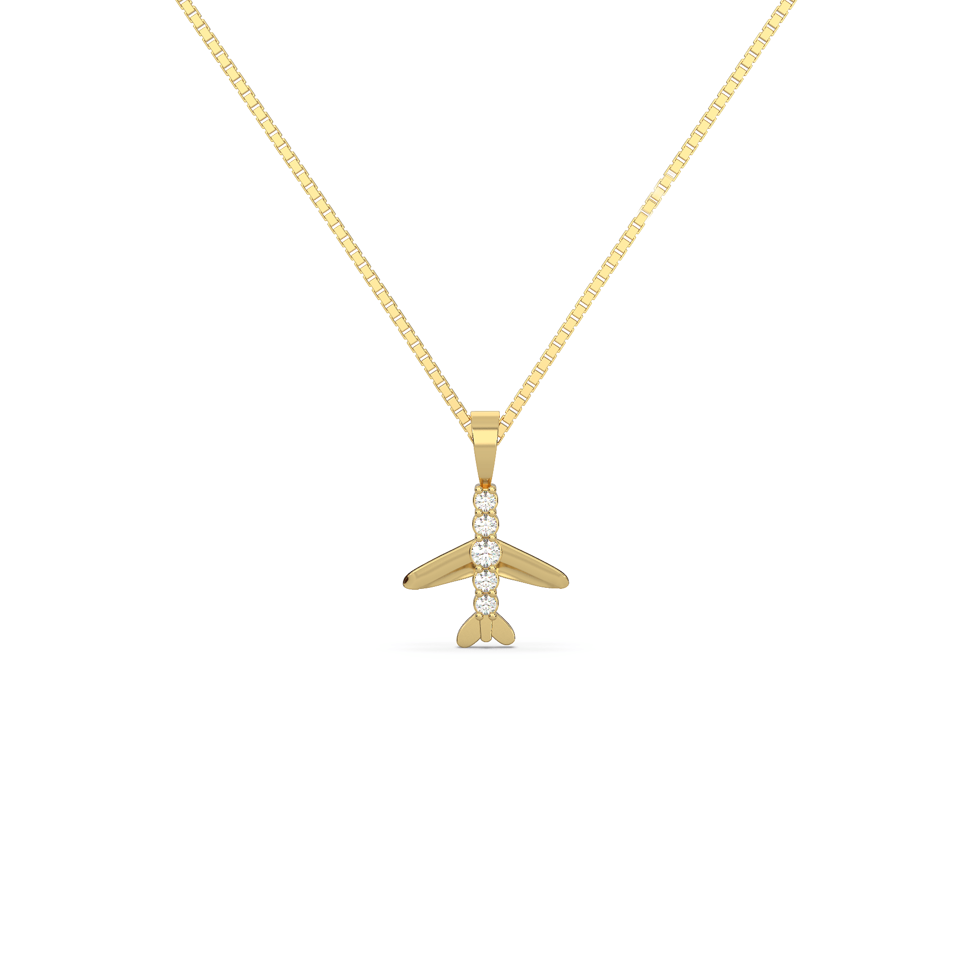 14 Kt Rose Gold Diamond Necklaces
