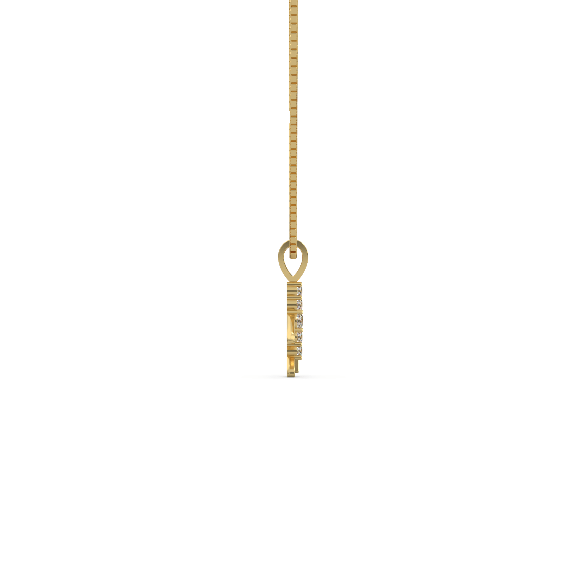 14 Kt Rose Gold Diamond Necklaces
