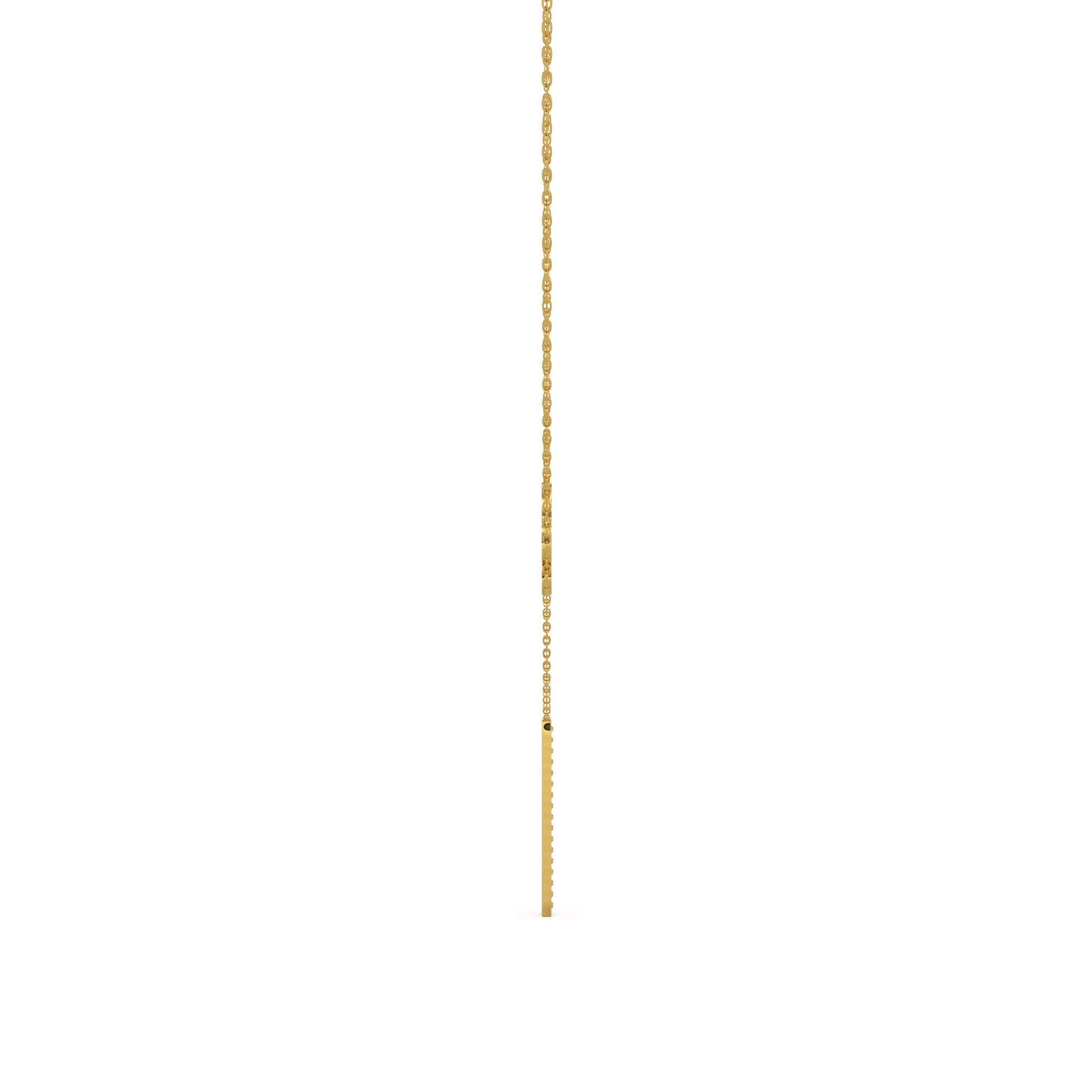 14 Kt Yellow Gold Diamond Necklaces