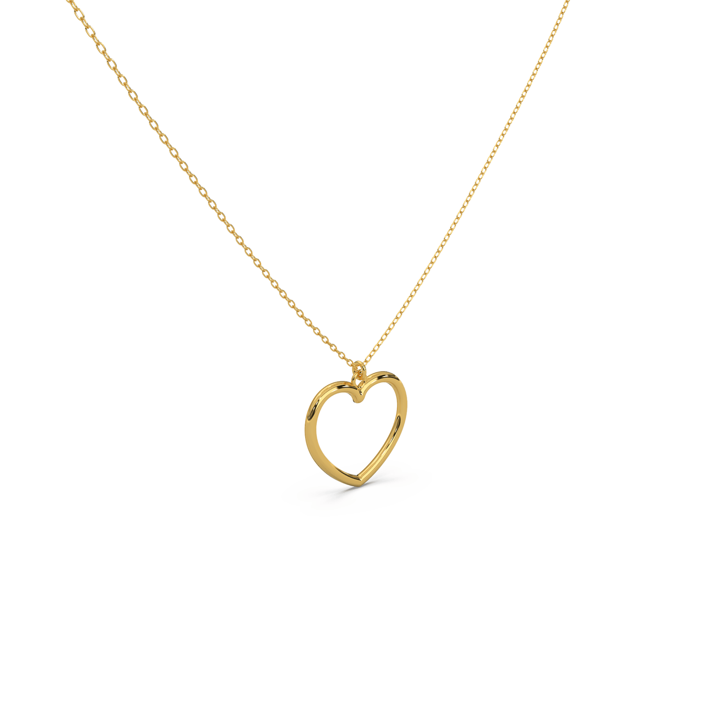 Heartfelt Gold Charm Necklace