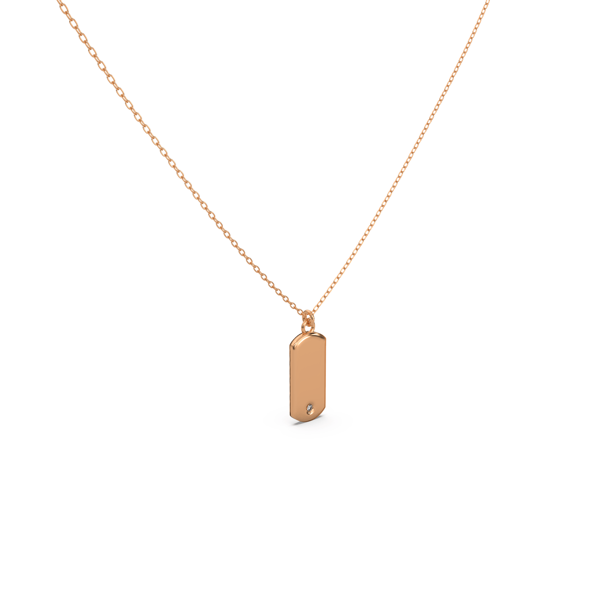 14 Kt Yellow Gold Diamond Necklaces