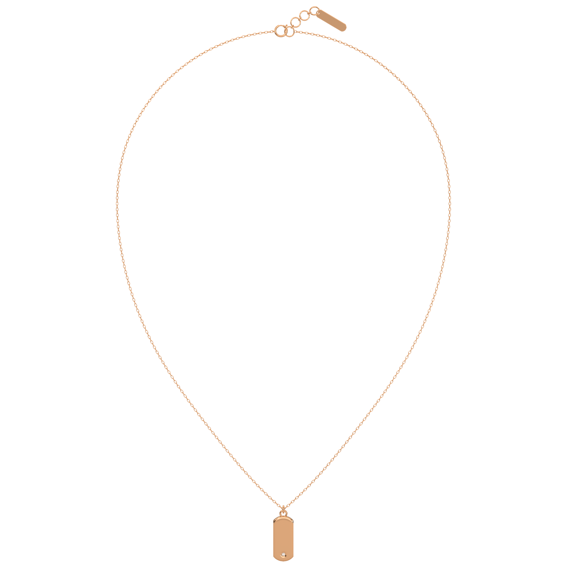 14 Kt Yellow Gold Diamond Necklaces