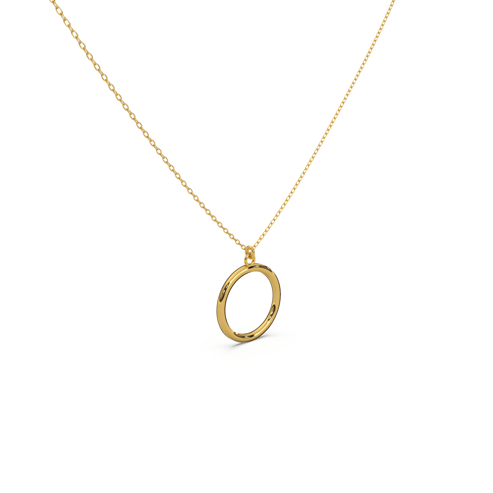 14 Kt Yellow Gold Diamond Necklaces