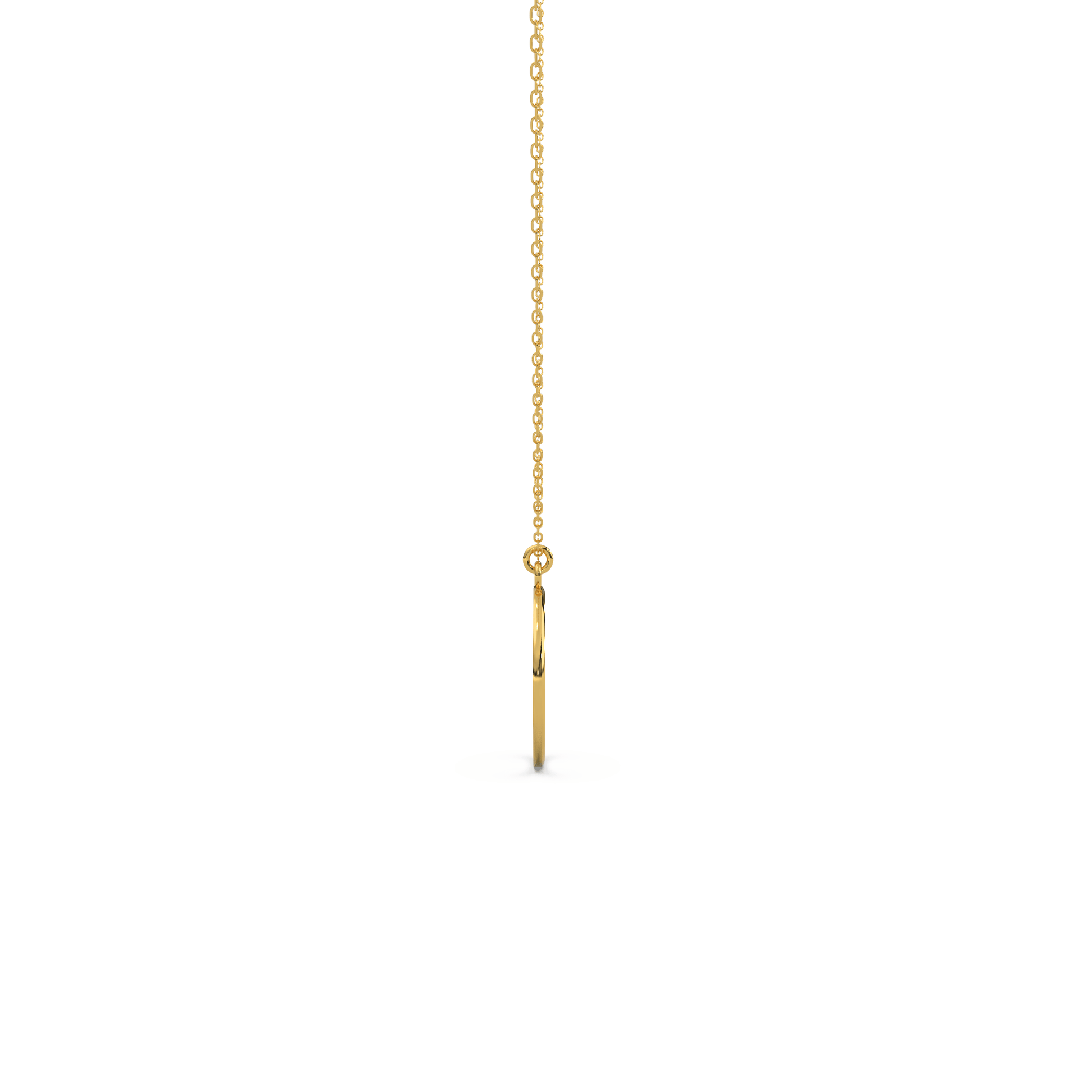 14 Kt Yellow Gold Diamond Necklaces