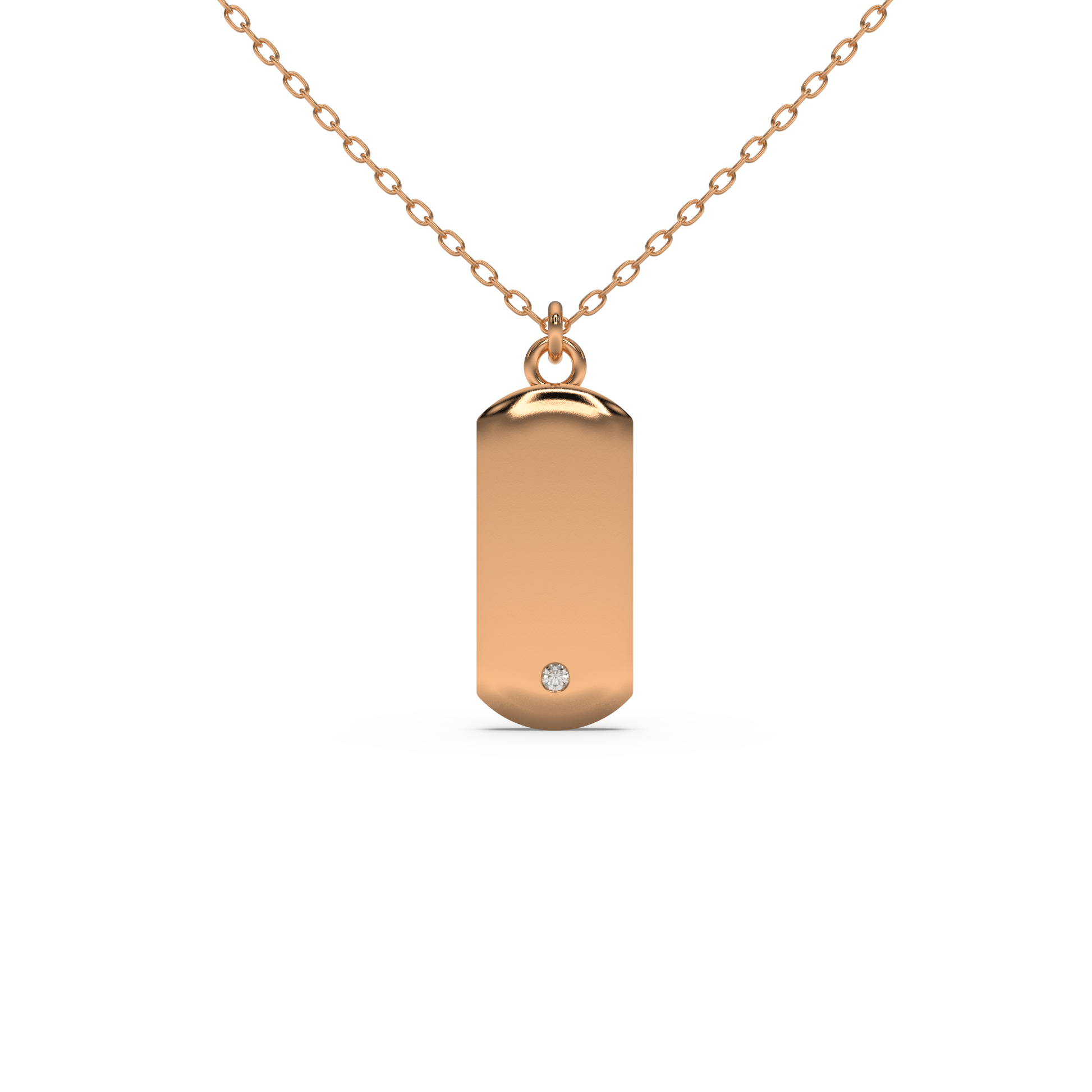 14 Kt Yellow Gold Diamond Necklaces