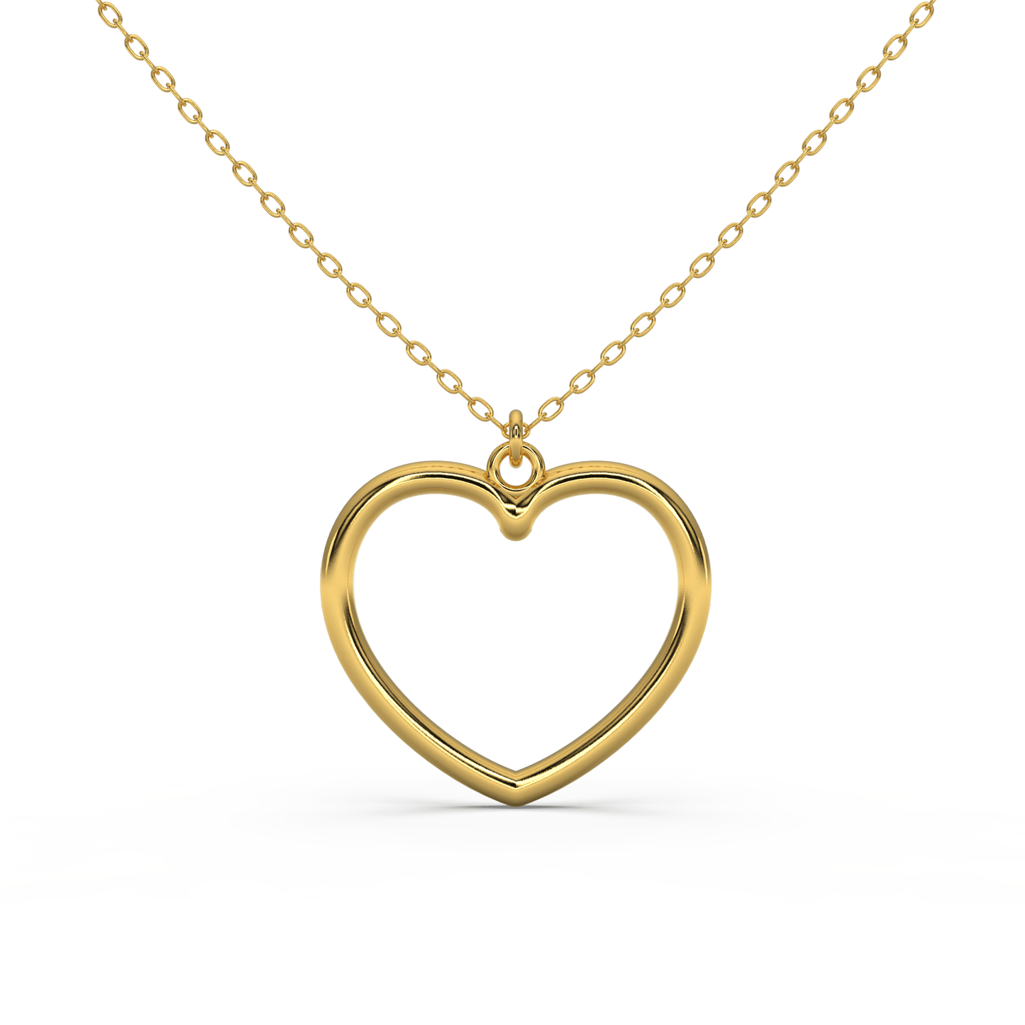Heartfelt Gold Charm Necklace