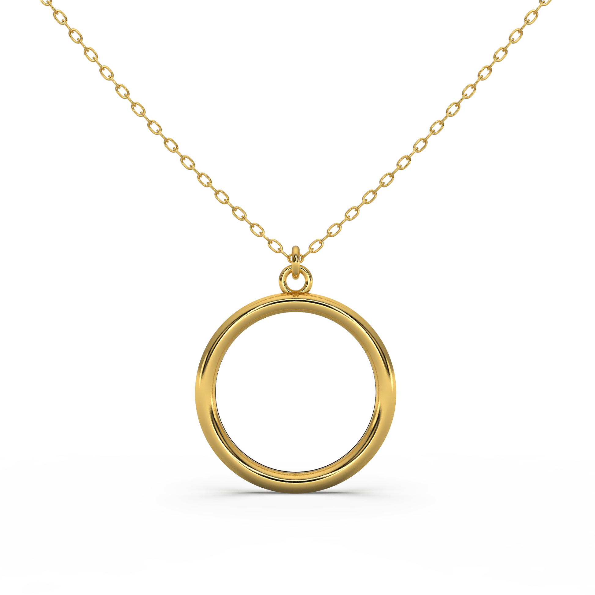 14 Kt Yellow Gold Diamond Necklaces