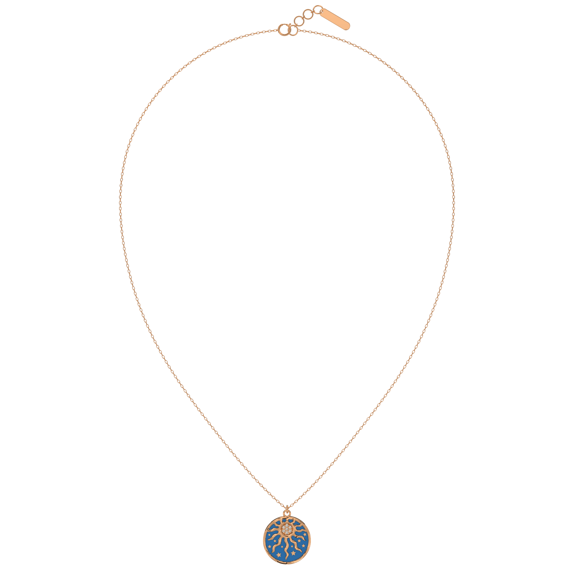 14  Kt Rose Gold Diamond Necklaces