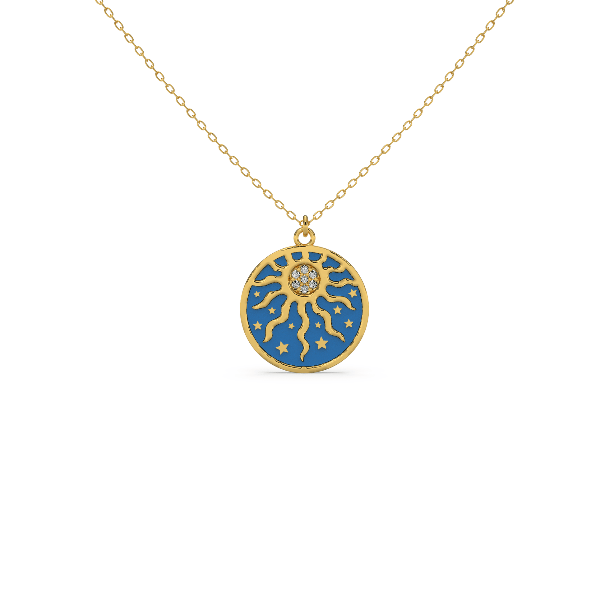 14  Kt Rose Gold Diamond Necklaces