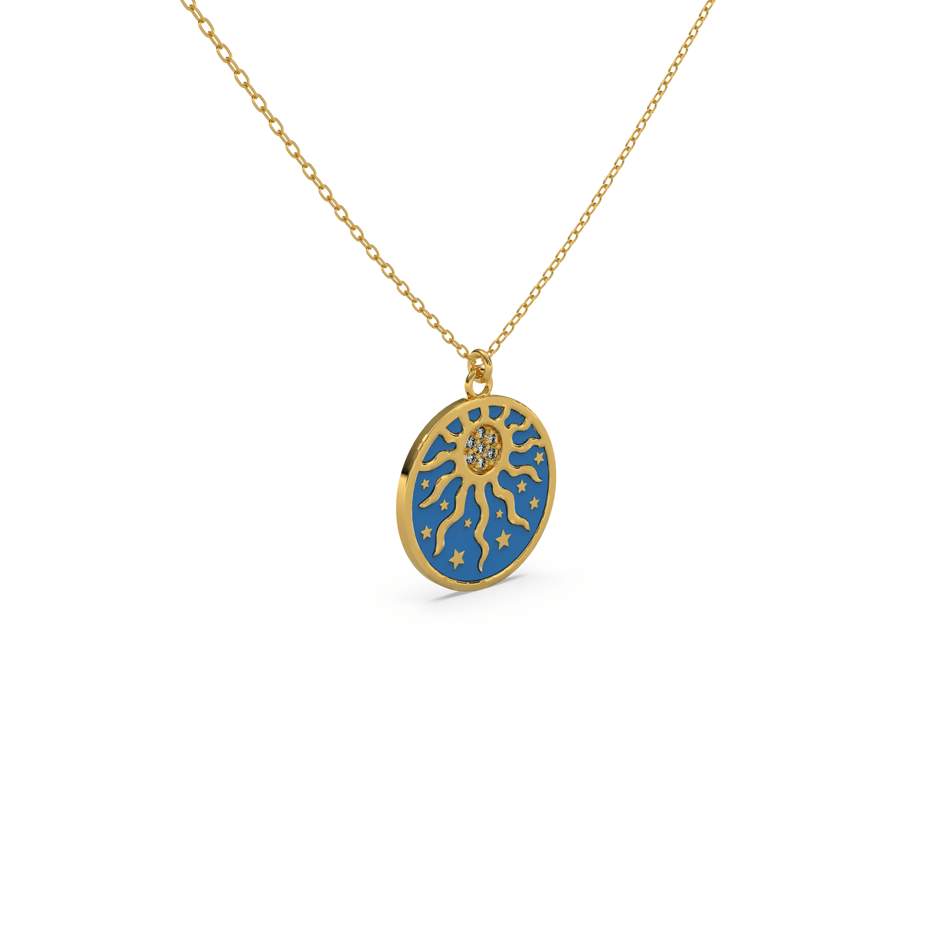 14  Kt Rose Gold Diamond Necklaces